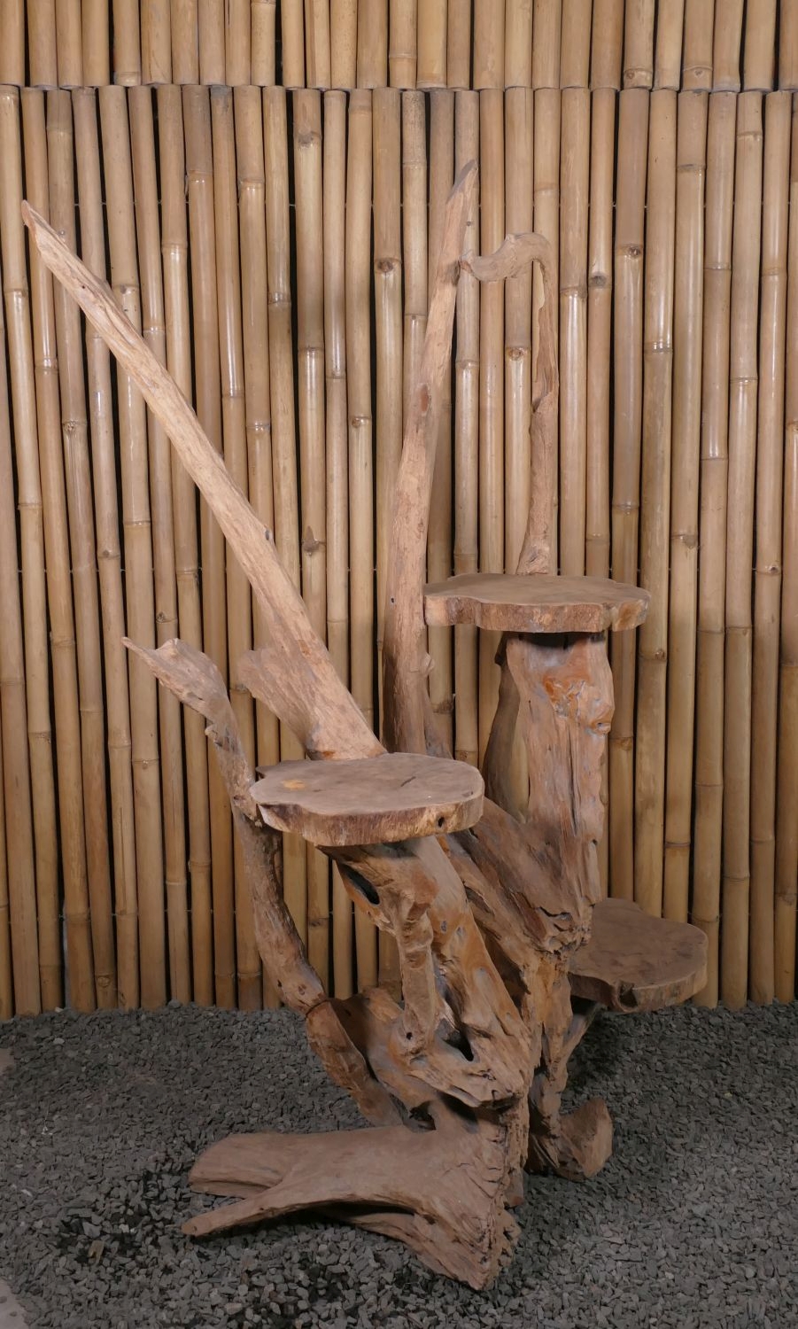  Product image 1 of the product “Shelf made of teak wood about approx. 150cm height ”